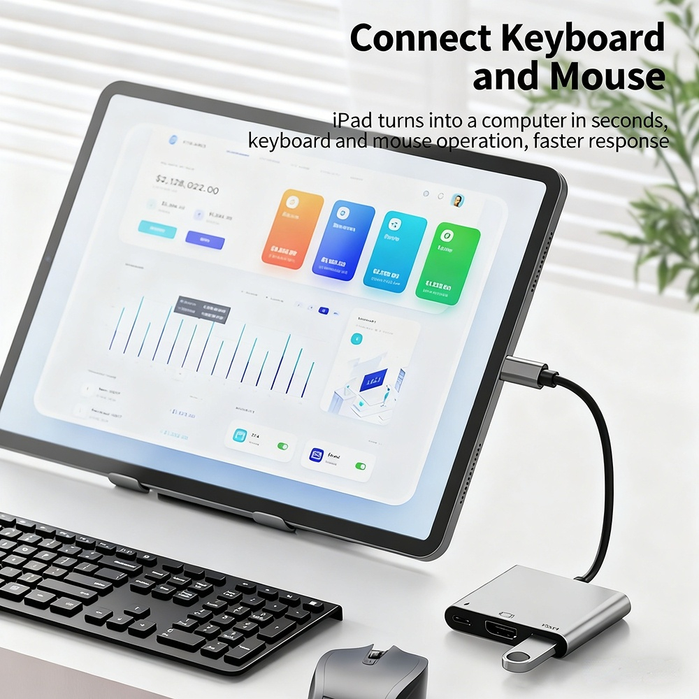 Type-C docking station to HD 4K 30Hz network card USB 3.0 converter - wholesale from manufacturer.