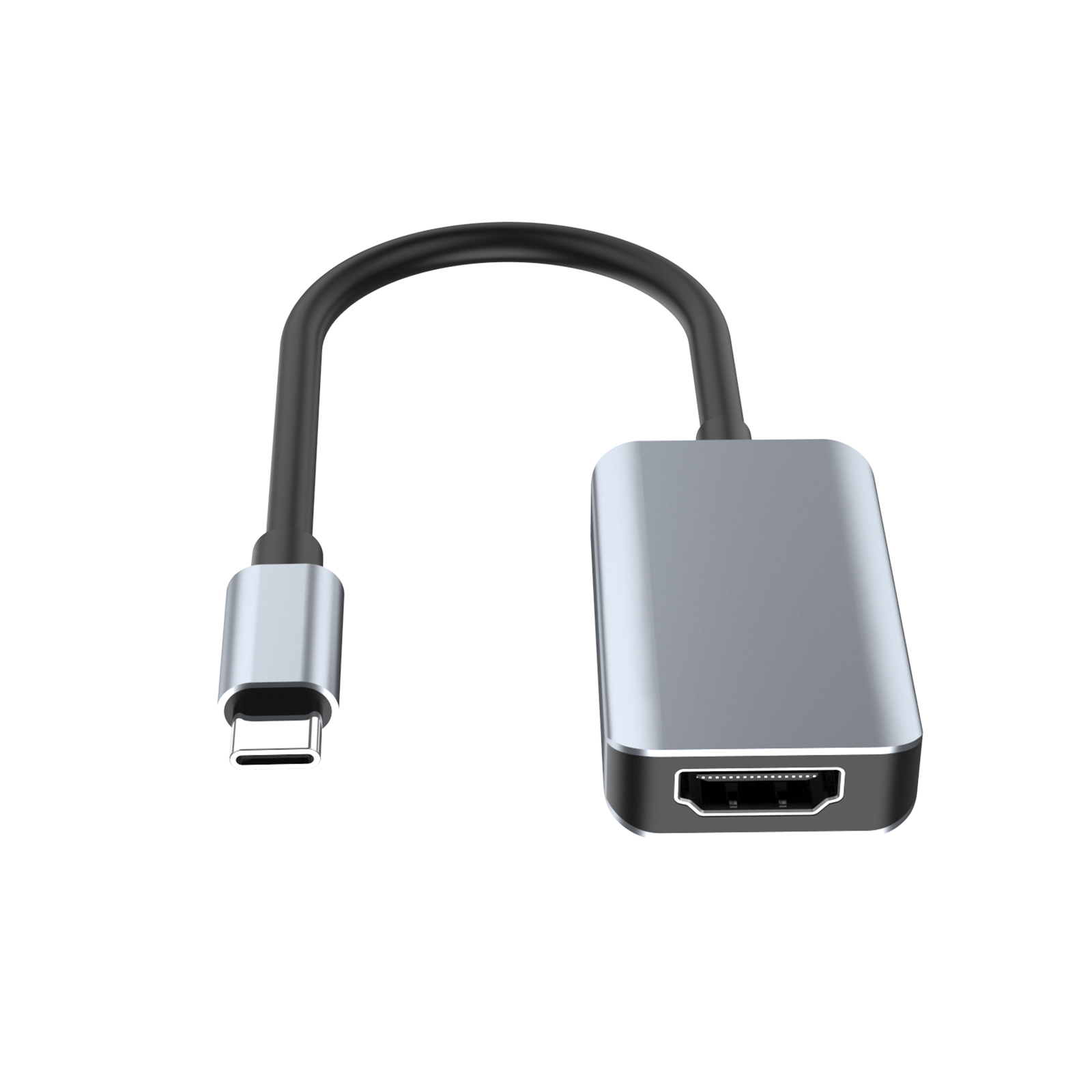 Type-C to HD MI extension cable, 4K 60Hz, compatible with Apple, Huawei, iPad, and computer adapters.