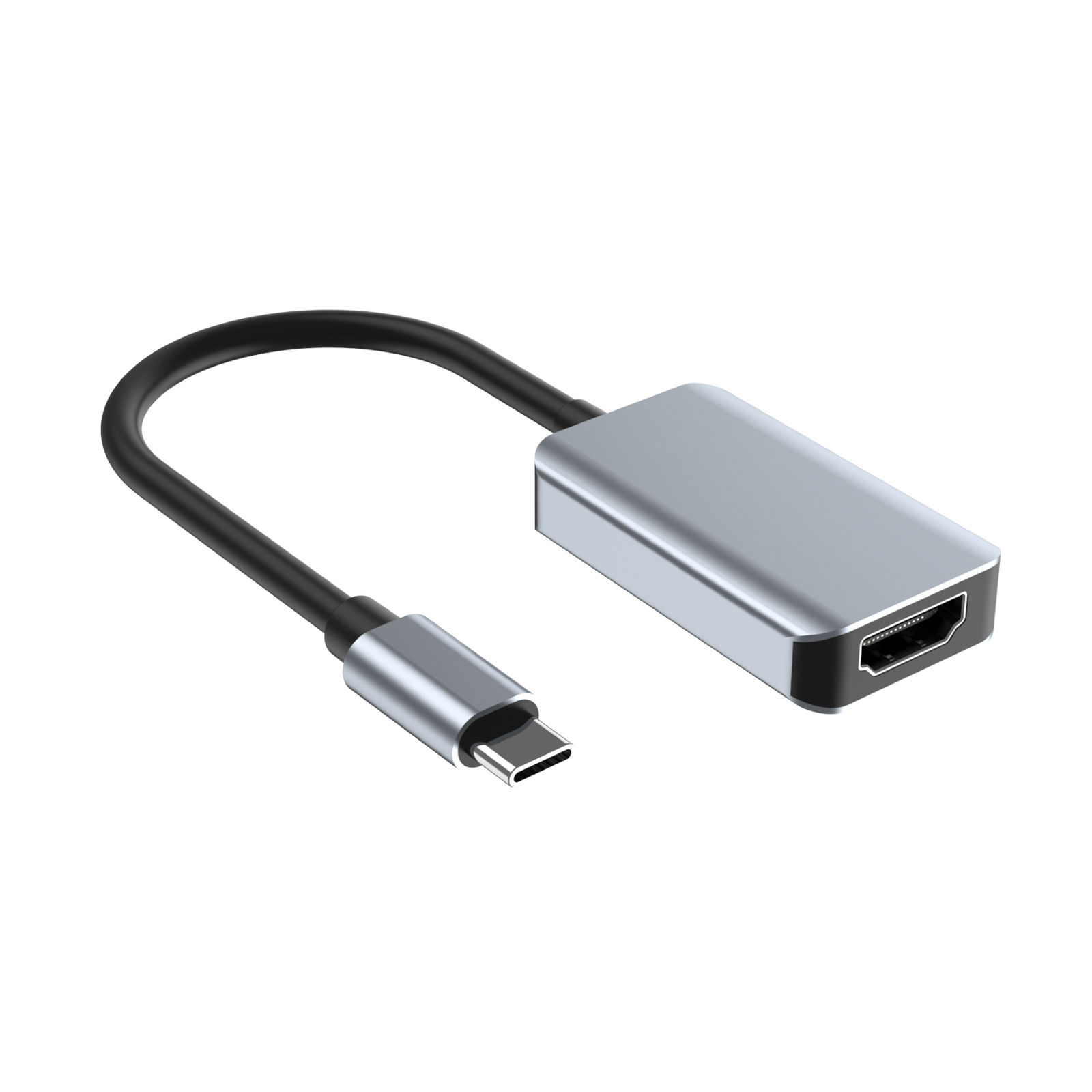 Type-C to HD MI extension cable, 4K 60Hz, compatible with Apple, Huawei, iPad, and computer adapters.