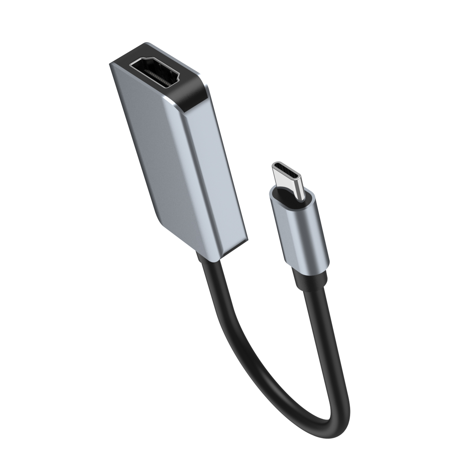 Type-C to HD MI extension cable, 4K 60Hz, compatible with Apple, Huawei, iPad, and computer adapters.