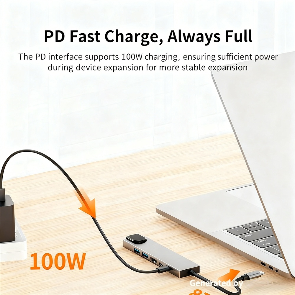 Type-C docking station RJ45 Gigabit Ethernet for MacBook laptop USB expansion docking station