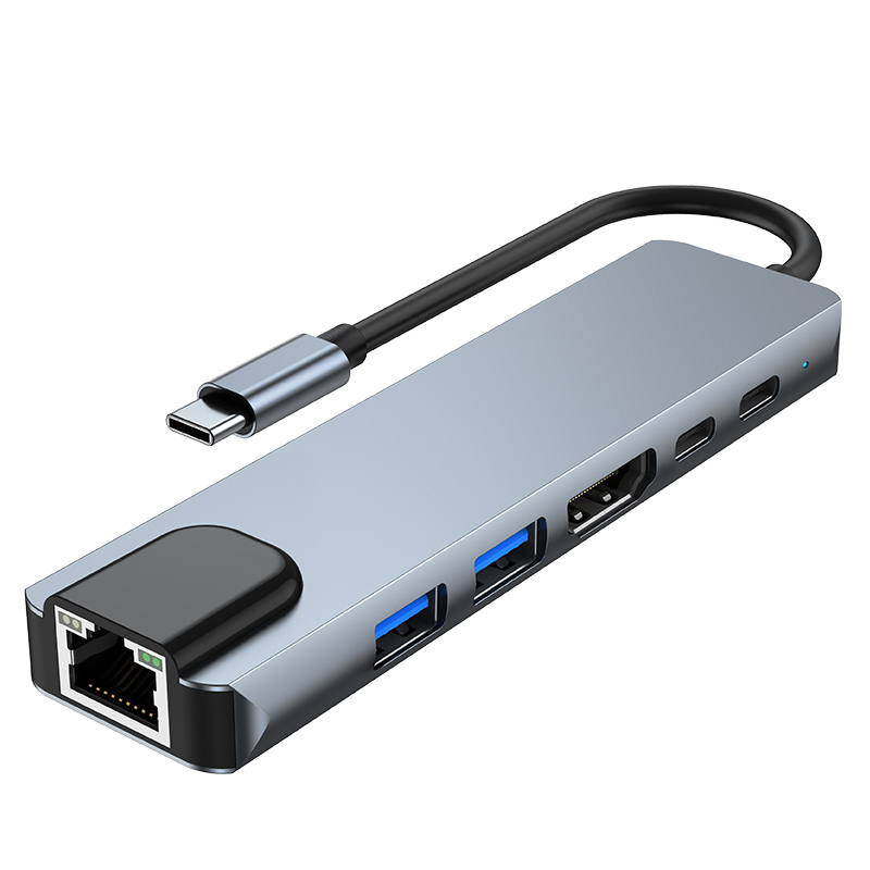 Type-C docking station RJ45 Gigabit Ethernet for MacBook laptop USB expansion docking station