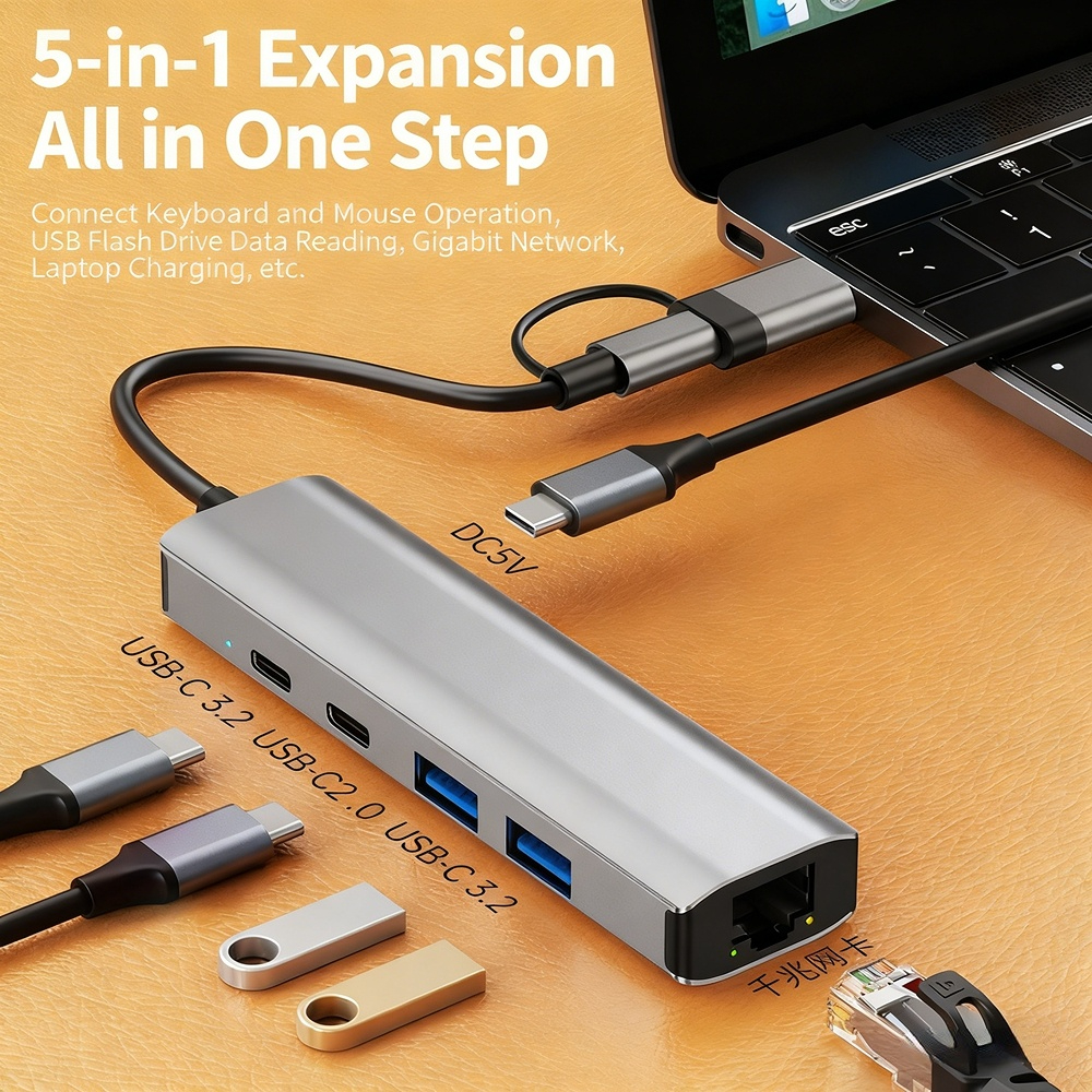 RJ45 2.5Gbps Wired Network Adapter / USB Gigabit Ethernet Adapter — Factory Stock, OEM Customization Available, 48-Hour Shipping