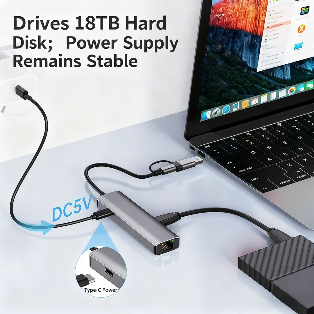 RJ45 2.5Gbps Wired Network Adapter / USB Gigabit Ethernet Adapter — Factory Stock, OEM Customization Available, 48-Hour Shipping