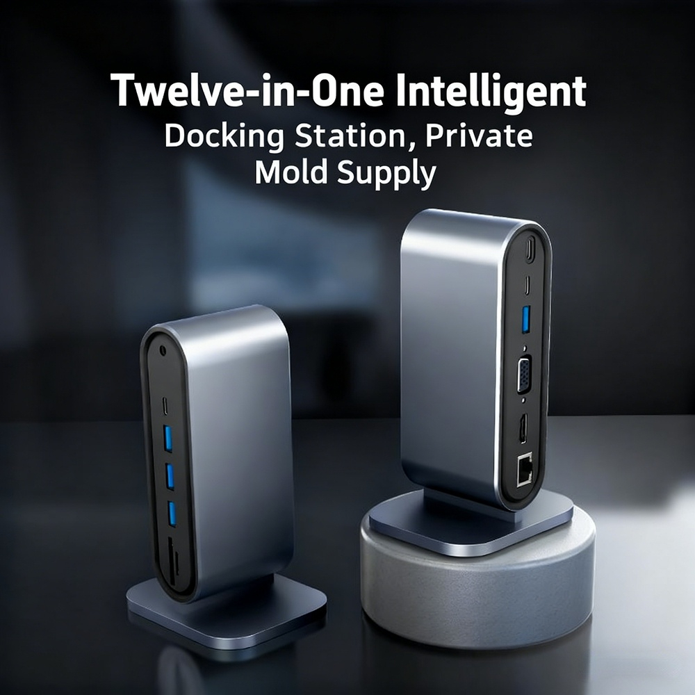 12-in-1 Hub Expansion Converter, Thunderbolt 3 4K 60Hz Dual Screen, Factory Direct Stock