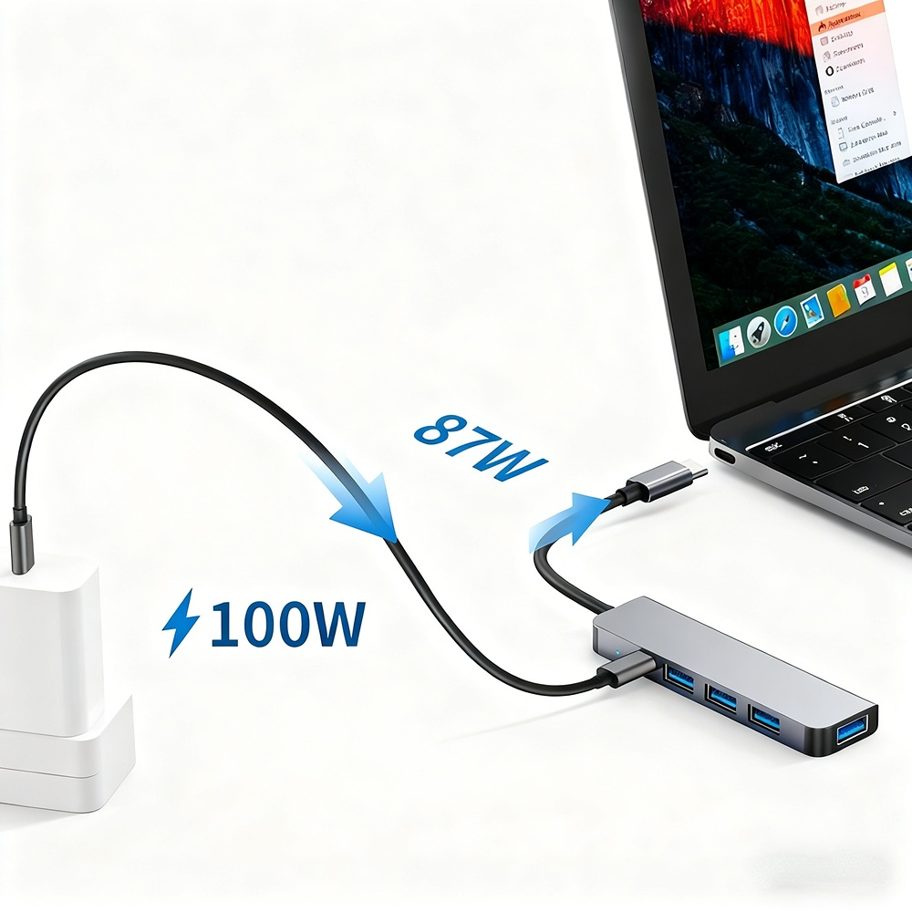 Amazon 1-to-4 USB 3.0 splitter, 7-in-1 hub, source factory, in stock, OEM customization available.